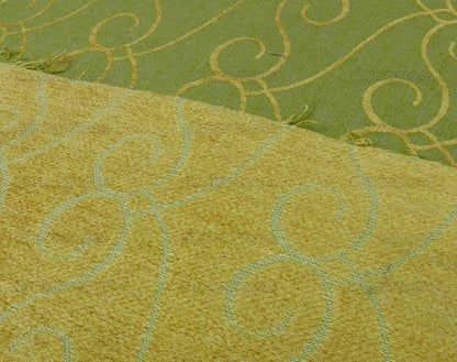 By yard Scalamandre Ayesha Chenille Jacquard Green MSRP USD 296/Y