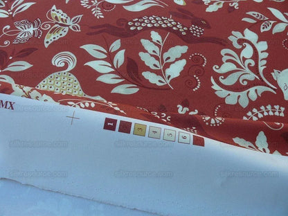 By Yard Scalamandre Into The Woods Deer Hare Sunset Red MSRP USD 204/Y