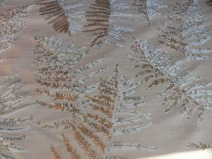 By Yd Scalamandre Woodside Fern Damask Canyon Copper MSRP USD 480/Y