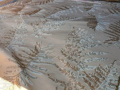 By Yd Scalamandre Woodside Fern Damask Canyon Copper MSRP USD 480/Y