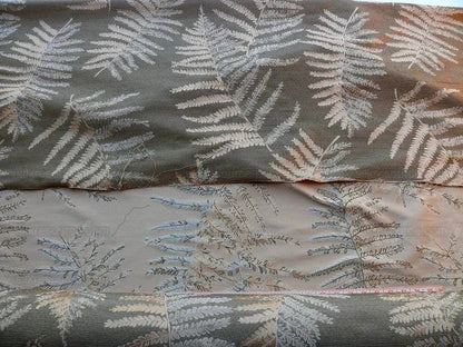 By Yd Scalamandre Woodside Fern Damask Canyon Copper MSRP USD 480/Y