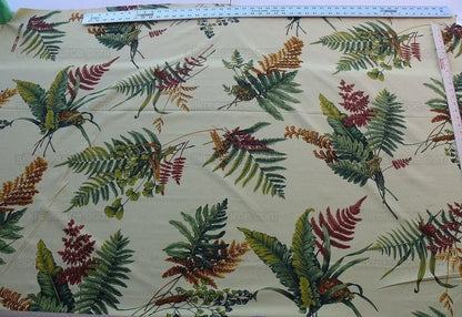 1y Scalamandre Felce Cotton Fern *yellow* Turtle Dragonfly Frog Newt MSRP USD 276/Y