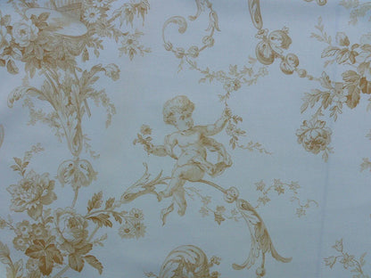 BTY SCLALAMANDRE CHARLECOTE GOLD TOILE ANGEL MSRP$128/Y