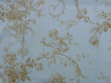 BTY SCLALAMANDRE CHARLECOTE GOLD TOILE ANGEL MSRP$128/Y