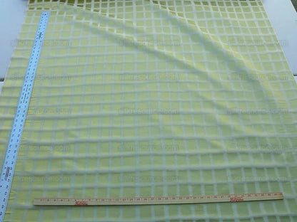 By Yard Scalamandre Fonthill Palladium Lampas Celerie Pale Green Yellow Gold Mid Century MSRP USD 196/Y