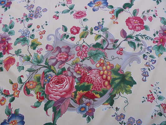 16.25Y SCALAMANDRE LA NEUVEVILLE FRUIT PALE PEACH MSRP$112Y f3