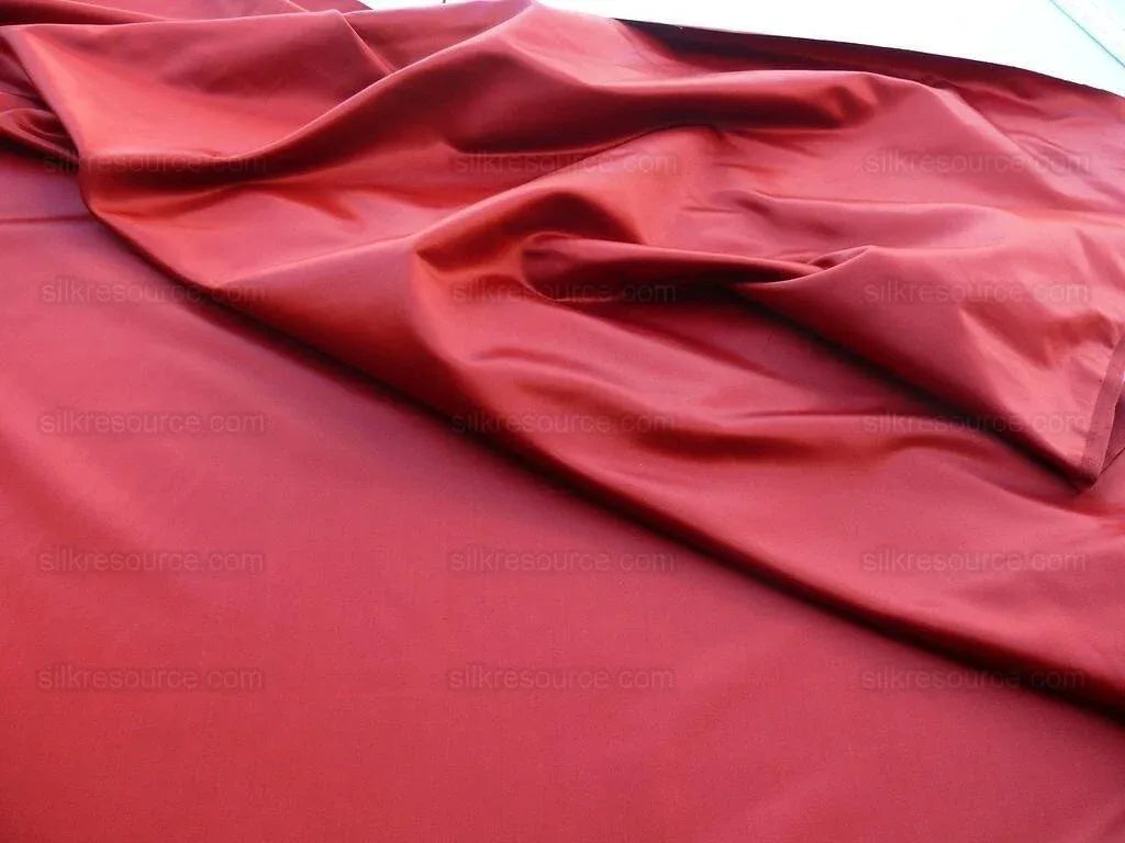 Bty Scalamandre Silk Satin Tango Red Zesty Bright Red Liquid Lux