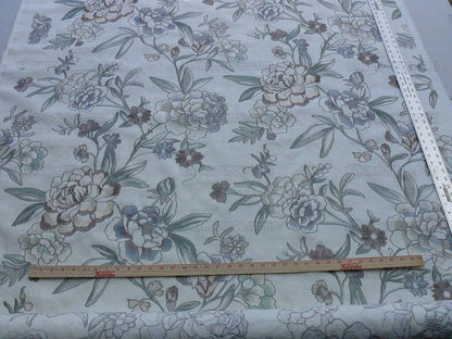 5yd Scalamandre Embroidery Peony Salena "white Smoke"MSRP USD 108y