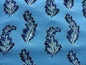 5.1Y SCALAMANDRE ACANTHUS BLUES SILKY VELVET FOLIAGE MSRP$1520