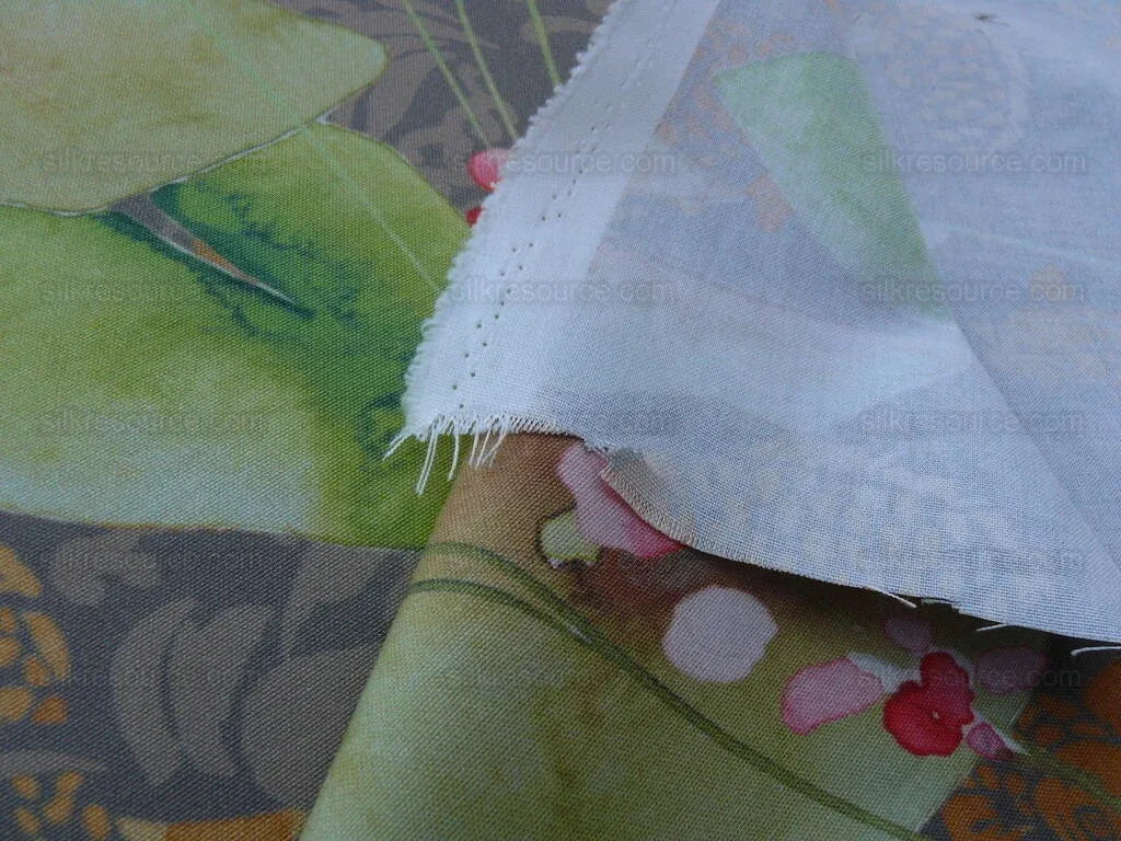 By Yd Scalamandre Fonthills Nenuphar Waterlili Lotus Pond Koi Fish Water Garden MSRP USD196/y