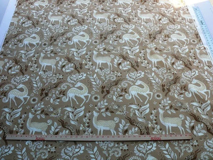 By yard Scalamandre Into The Woods Birch Deer Rabbit Hare Horse MSRP USD 204/Y
