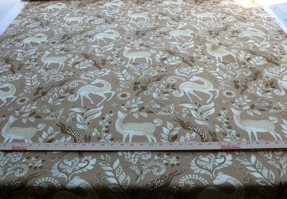 By yard Scalamandre Into The Woods Birch Deer Rabbit Hare Horse MSRP USD 204/Y