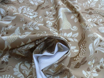 By yard Scalamandre Into The Woods Birch Deer Rabbit Hare Horse MSRP USD 204/Y