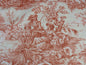 2Y SCALAMANDRE EL REMANSO TOILE COPPER RED SPANISH 62" WIDE