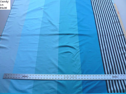 4Y SCALAMANDRE Lelievre PARIS-PAON BLUE SILK SATIN MSRP$1360