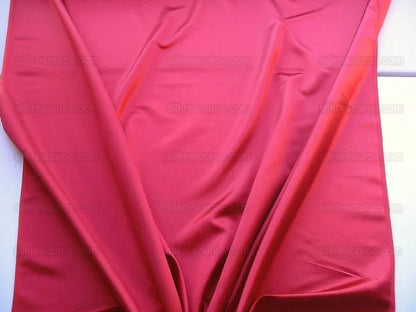 Bty Scalamandre Silk Satin Cherry Saturated Cherry Red Liquid Lux!