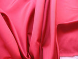 Scalamandre Old World Weavers Sarin Cherry Red Silk Cotton Satin Liquid Lux Solid-By The Yard