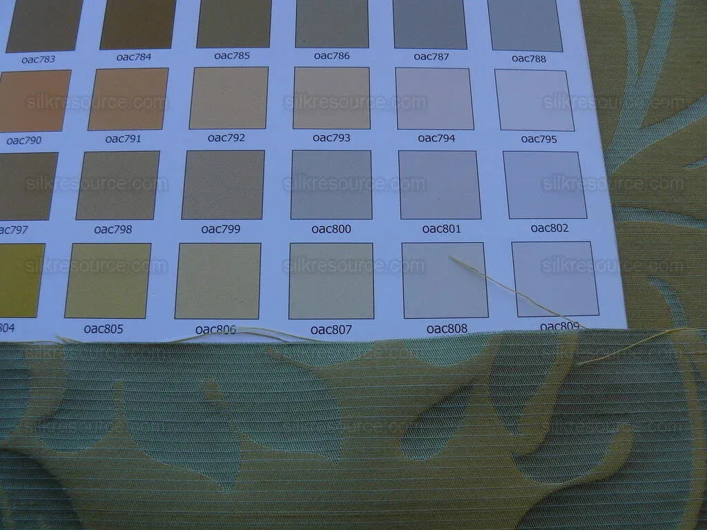 Scalamandre Loggia-copper Silk Damask Aqua Gold MSRP USD 308/Y