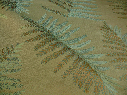 BTY SCALAMANDRE WOODSIDE FERN ALPINE GOLD GREEN COPPER MSRP320/Y