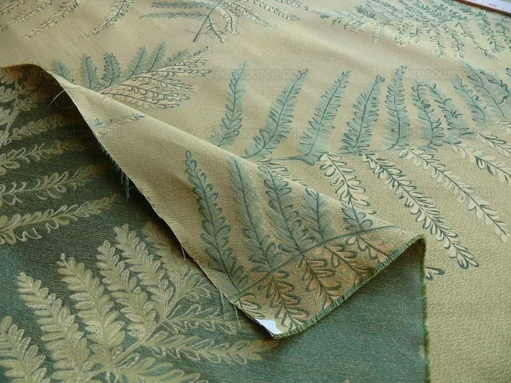 Bty Scalamandre Woodside Fern Alpine Gold Green Copper MSRP USD 480/Y