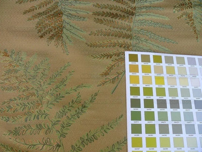 Bty Scalamandre Woodside Fern Alpine Gold Green Copper MSRP USD 480/Y