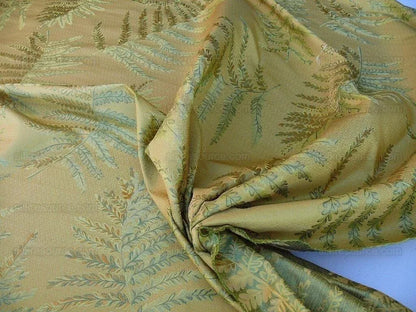 Bty Scalamandre Woodside Fern Alpine Gold Green Copper MSRP USD 480/Y