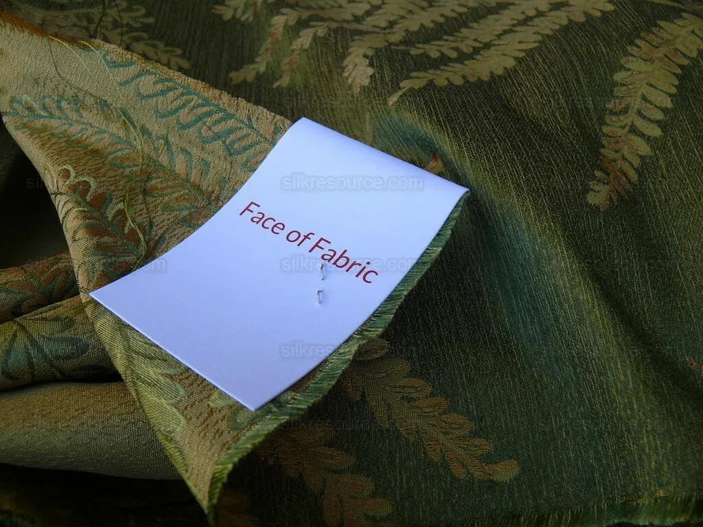 Bty Scalamandre Woodside Fern Alpine Gold Green Copper MSRP USD 480/Y