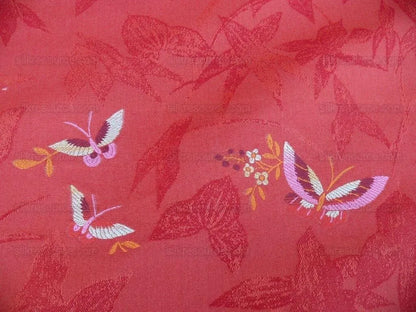 Scalamandre Papilio Coquelicot Butterfly Fil Coup MSRP USD 220/Y