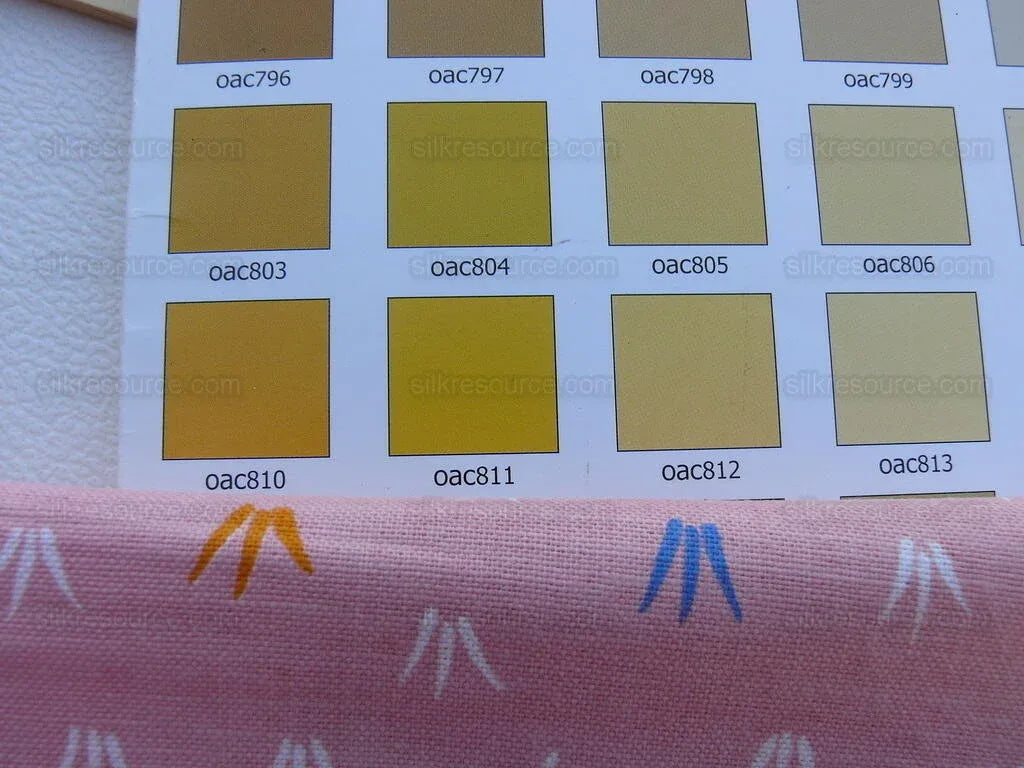 Scalamandre Neptune Multi On Pink Linen Hand Print from France Music Grass Seagull Pop Art Red Green Blue MSRP USD285/y