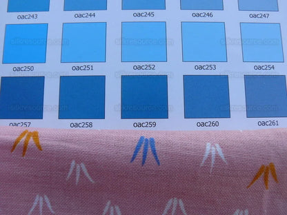 Scalamandre Neptune Multi On Pink Linen Hand Print from France Music Grass Seagull Pop Art Red Green Blue MSRP USD285/y