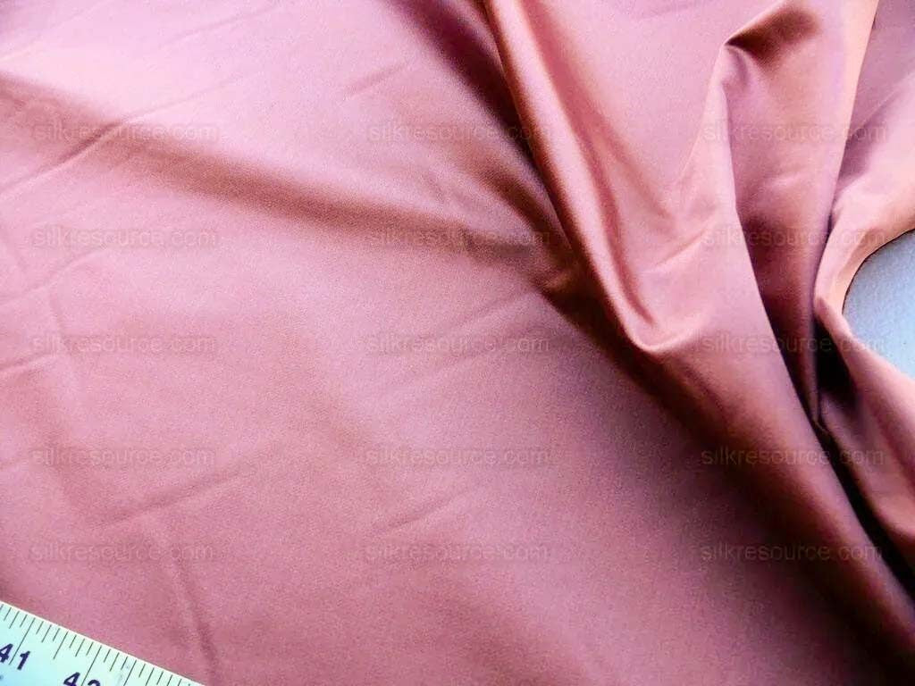 By Yard Scalamandre Academy Silk Satin "raisin" Red-bronze Frost Silvery MSRP USD 436Y