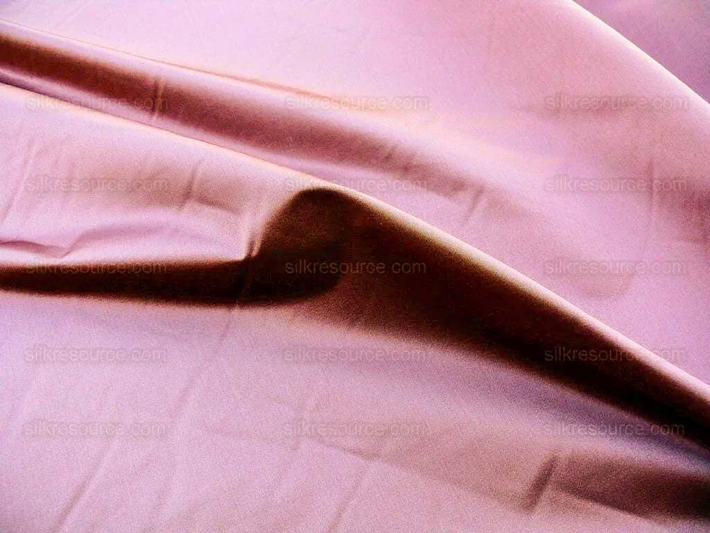 By Yard Scalamandre Academy Silk Satin "raisin" Red-bronze Frost Silvery MSRP USD 436Y