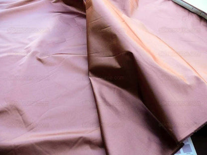 By Yard Scalamandre Academy Silk Satin "raisin" Red-bronze Frost Silvery MSRP USD 436Y