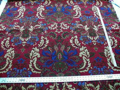 3.75y Scalamandre Novaro Tapestry Wool Multi Red Thick MSRP USD 596Y