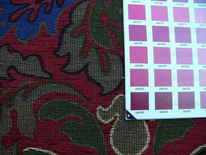 0.5y Scalamandre Novaro Tapestry Wool Multi Red Thick MSRP USD 596Y