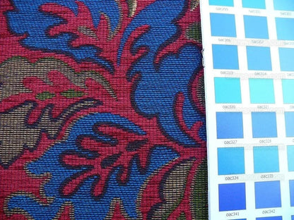 3.75y Scalamandre Novaro Tapestry Wool Multi Red Thick MSRP USD 596Y