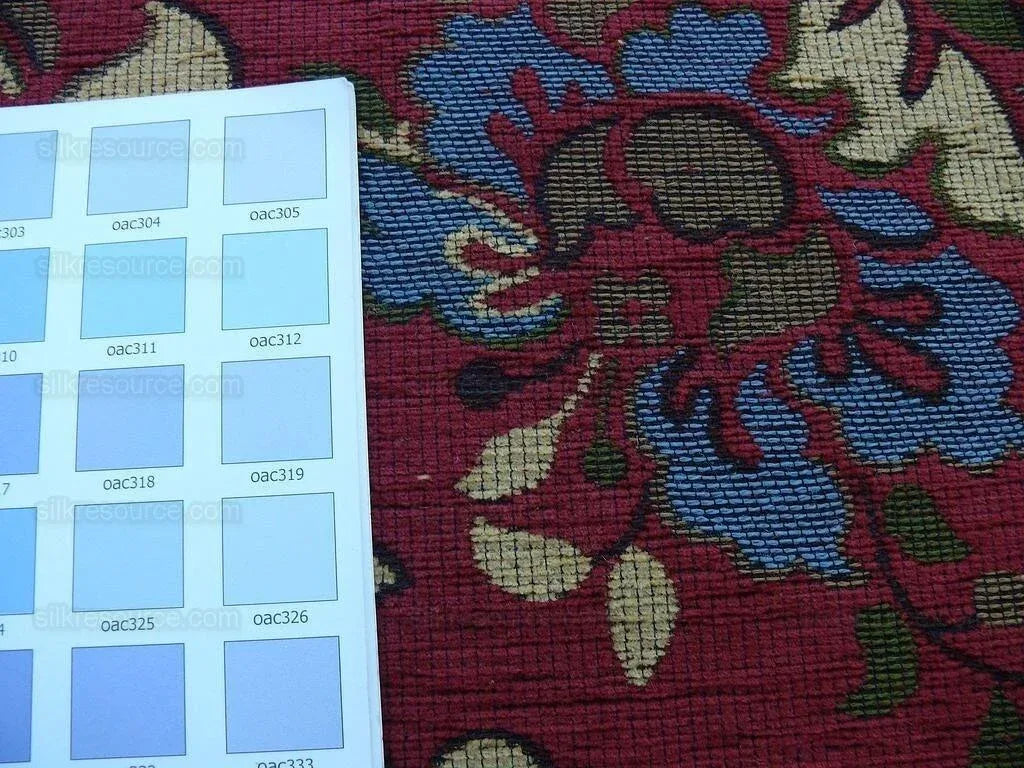 0.5y Scalamandre Novaro Tapestry Wool Multi Red Thick MSRP USD 596Y