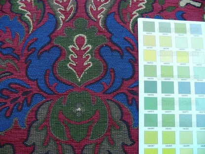 0.5y Scalamandre Novaro Tapestry Wool Multi Red Thick MSRP USD 596Y
