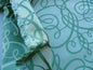5.1Y SCALAMANDRE FLOURISH SCROLL "JADE" SILK JARQUARD MSRP$292/Y