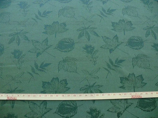 By Yard Scalamandre Wool Pressed Leaves Forest Green Maple Elm Oak MSRP USD 376/y