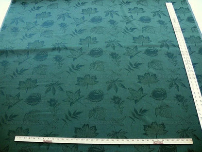 By Yard Scalamandre Wool Pressed Leaves Forest Green Maple Elm Oak MSRP USD 376/y