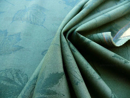 By Yard Scalamandre Wool Pressed Leaves Forest Green Maple Elm Oak MSRP USD 376/y