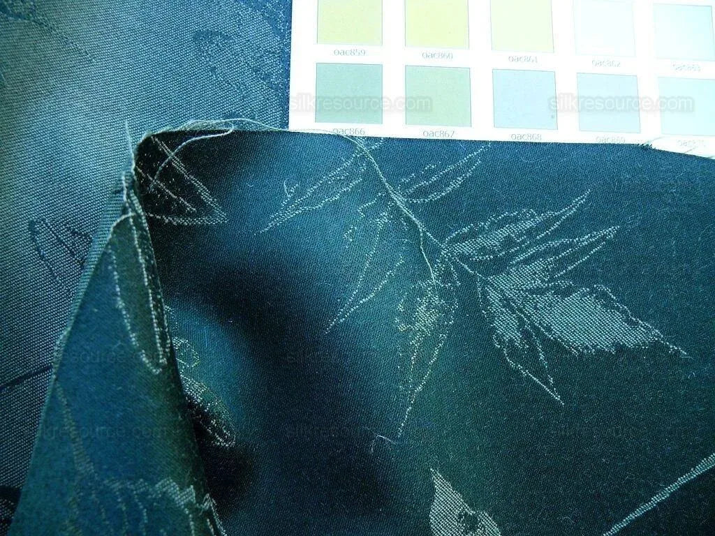 By Yard Scalamandre Wool Pressed Leaves Forest Green Maple Elm Oak MSRP USD 376/y