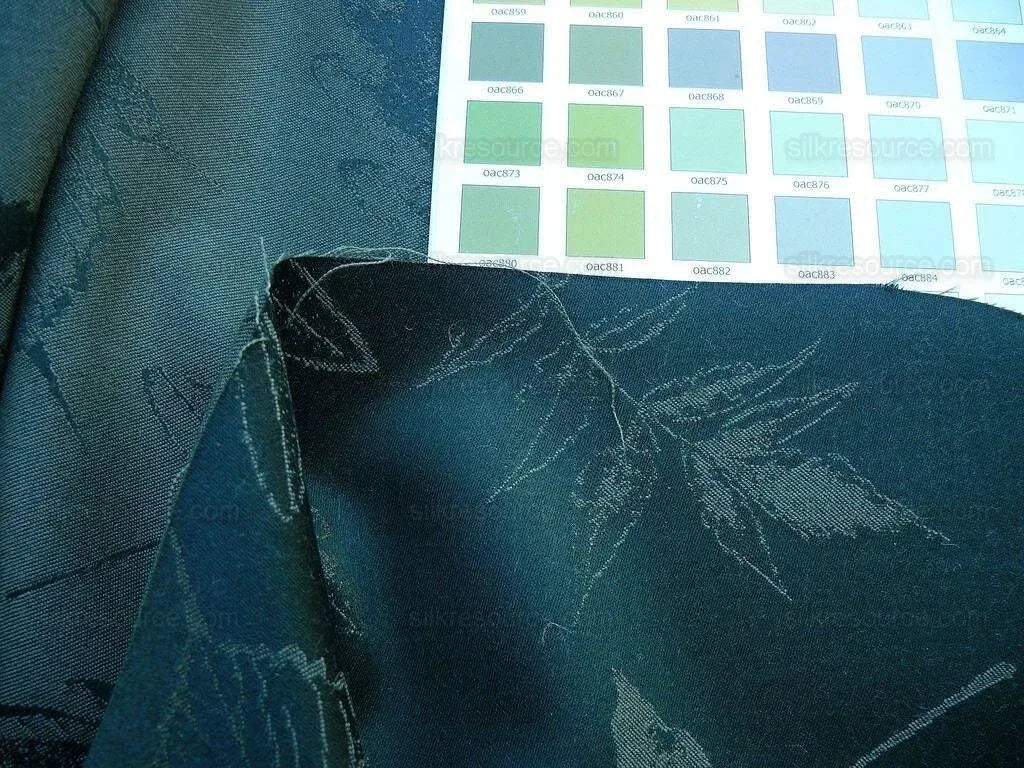 By Yard Scalamandre Wool Pressed Leaves Forest Green Maple Elm Oak MSRP USD 376/y