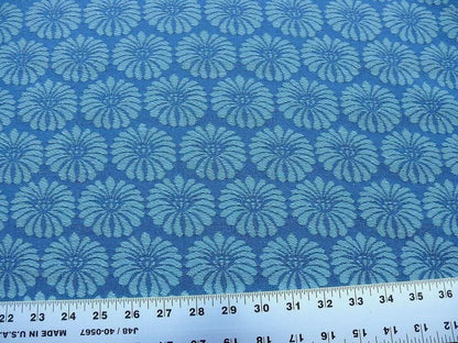 Bty Scalamandre Castletown Jaquard  True "blue" Daisy MSRP USD 218Y