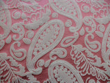 Bty Scalamandre Angelique Paisley Silk Damask Rust Gold MSRP USD 298Y