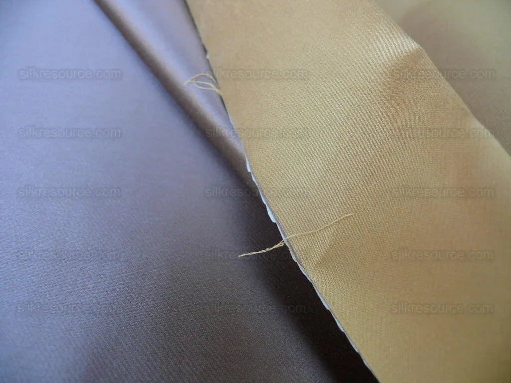 By Yard Scalamandre Academy Silk Satin Heavy Cocao Golden MSRP USD 436/Y