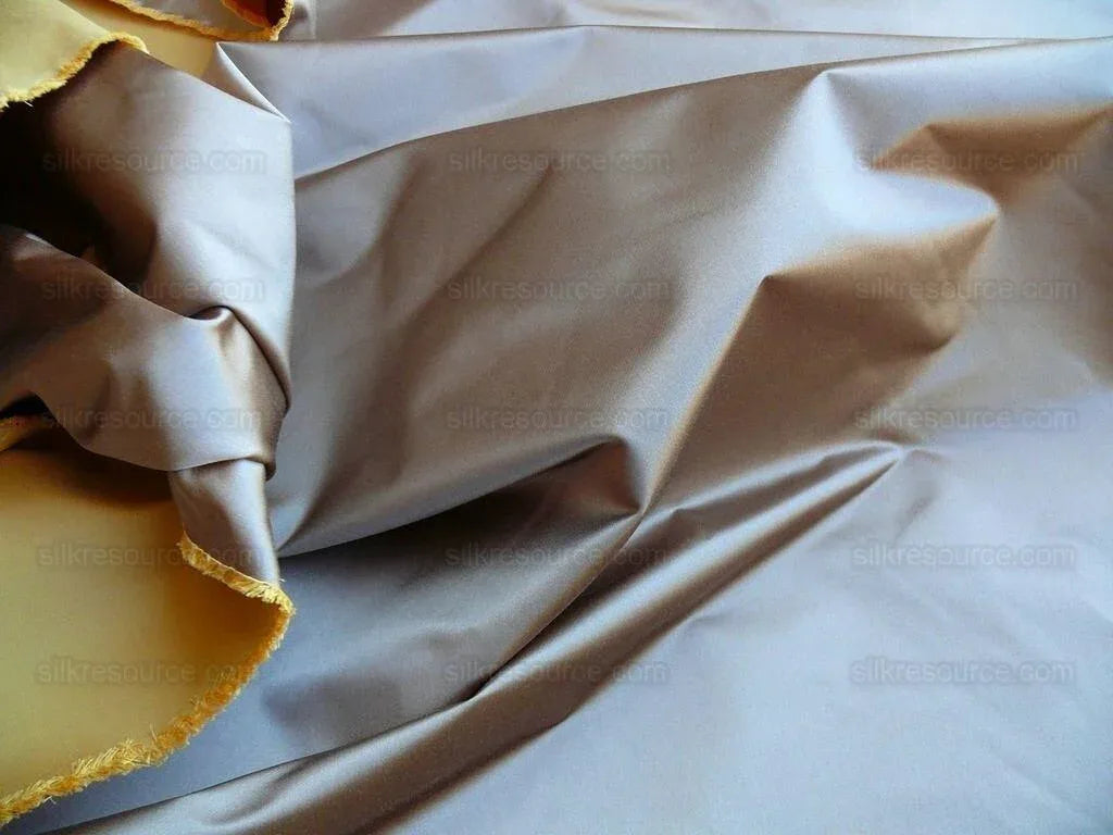 By Yard Scalamandre Academy Silk Satin Heavy Cocao Golden MSRP USD 436/Y