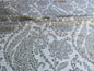 Scalamandre Lillian Silk Linen Paisley "greys" White Print MSRP USD 178Y
