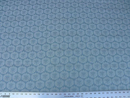 Bty Scalamandre Castletown Sky Pale Blue Jacquard Small Scale Daisy Linen MSRP USD218/y